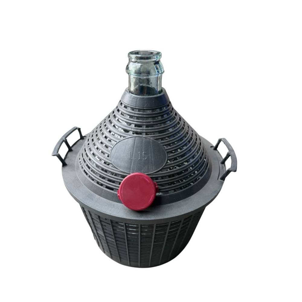 Damigeana 15 L (litri) in cos de plastic cu capac Damigeana 15 L (litri) in cos de plastic cu capac