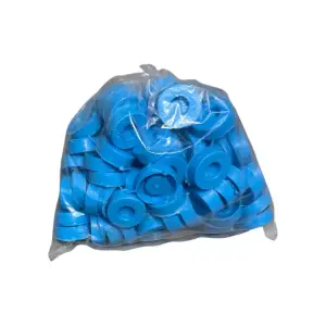 Dop capsa plastic pentru sticla albastru 100 buc/set