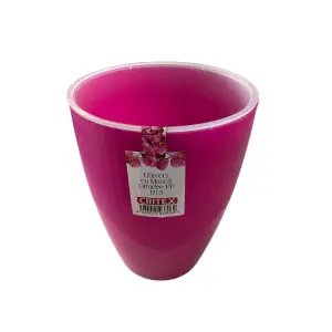 Ghiveci orhidee (masca din plastic), fucsia, D13