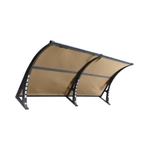 Copertina usa intrare (terasa) 100 x 240 cm, panou solar si senzor lumina
