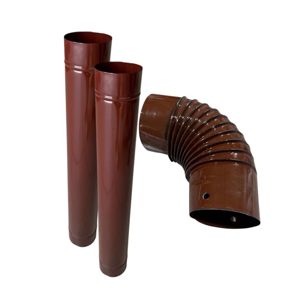 Set 2 x Burlan emailat + Cot D 120 mm, pentru soba lemne Set 2 x Burlan emailat + Cot D 120 mm, pentru soba lemne