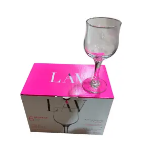 Pahare coniac / vin 200 ml, cu picior, 6 bucati