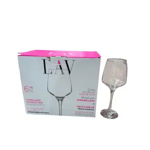 Pahare din sticla 400 ml, pentru cocktailuri, set 6 bucati