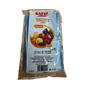 Pungi congelator 1kg cu cleme, 30x20 cm, set 90 bucati