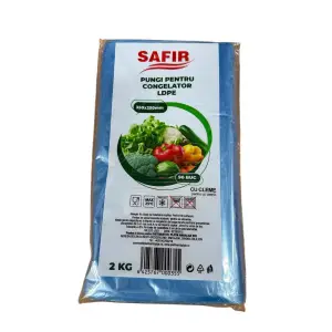 Pungi alimentare congelator 2kg, 35x25cm, 90 bucati, cu cleme