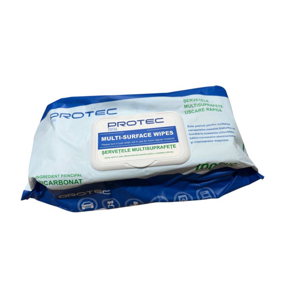 Servetele umede bicarbonat 100 buc Protec Servetele umede bicarbonat 100 buc Protec