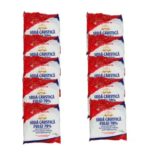 Soda caustica fulgi 1 kg x 10 buc