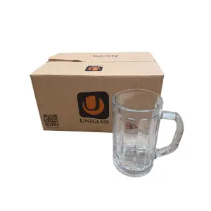 Set 6 halbe bere, 400 ml, transparente