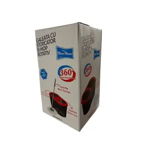 Galeata cu mop rotativ si storcator 14 litri, Nova Home