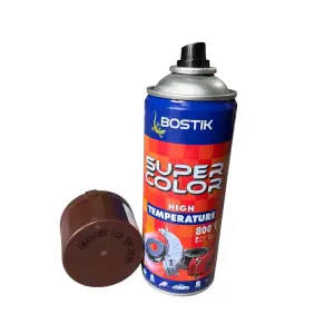 Spray vopsea rezistent la temperatura, maro, 400ml