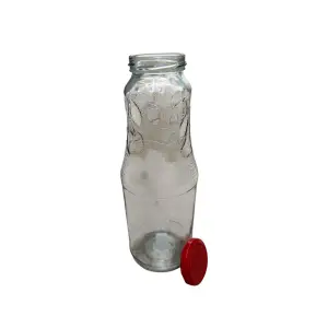Sticla 1 litru cu capac (sticla suc de rosii)