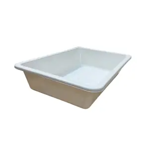 Tava alimente (autoservire) plastic, adanca, 34x22x6.8 cm