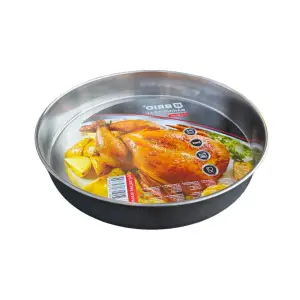 Tava de copt din inox, rotunda, 30 cm