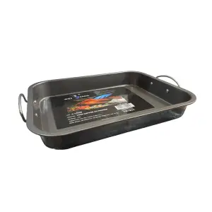 Tava cuptor (copt) cu manere 41x29x5 cm, dreptunghiulara