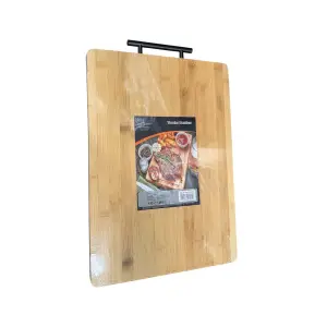 Tocator horeca cu maner (tocator bambus), 45 x 32 cm