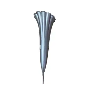 Vaza funerara ondulata gri, 40 cm