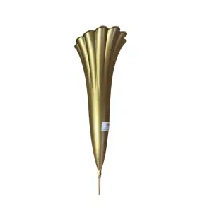 Vaza funerara 40cm ondulata aurie