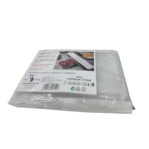 Pungi vidat alimente (gofrate), 15x25 cm, set 20 bucati