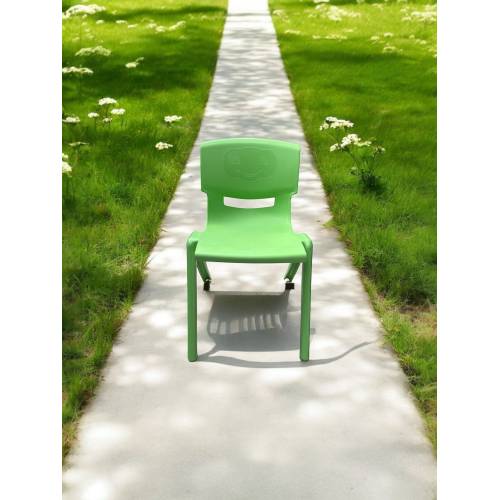 Scaun copil plastic gradinita, verde