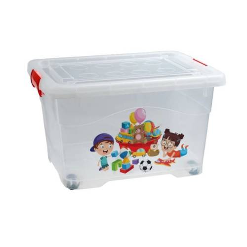 Cutie depozitare cu roti 50L si Cutie depozitare cu roti 75L