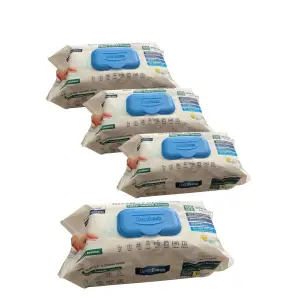 Set 3+1 cadou Servetele umede multisuprafete cu Bicarbonat si otet, DeepFresh