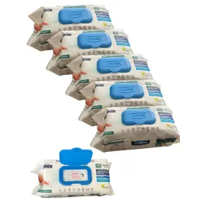 Set 5+1 cadou Servetele umede multisuprafete cu Bicarbonat si otet, DeepFresh