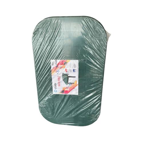Masa fixa pentru gradina, plastic, ovala, verde, 6 persoane, 135 x 80 x 75 cm