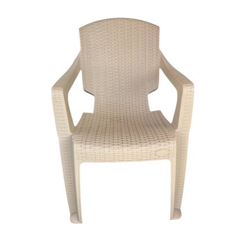 Scaun gradina Crem, plastic tip ratan 61x60x81cm, set 8 bucati Scaun gradina Crem, plastic tip ratan 61x60x81cm, set 8 bucati