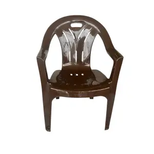 Scaun pentru gradina, plastic maro Sterk