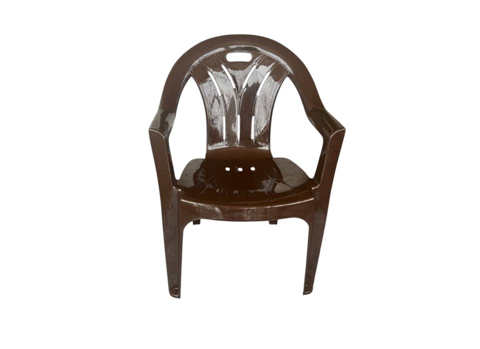 Scaun pentru gradina, plastic maro Sterk Scaun pentru gradina, plastic maro Sterk