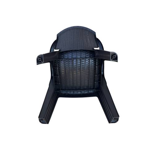 Scaun pentru gradina Ratan INFINITY Gri 61x60x81cm Scaun pentru gradina Ratan INFINITY Gri 61x60x81cm