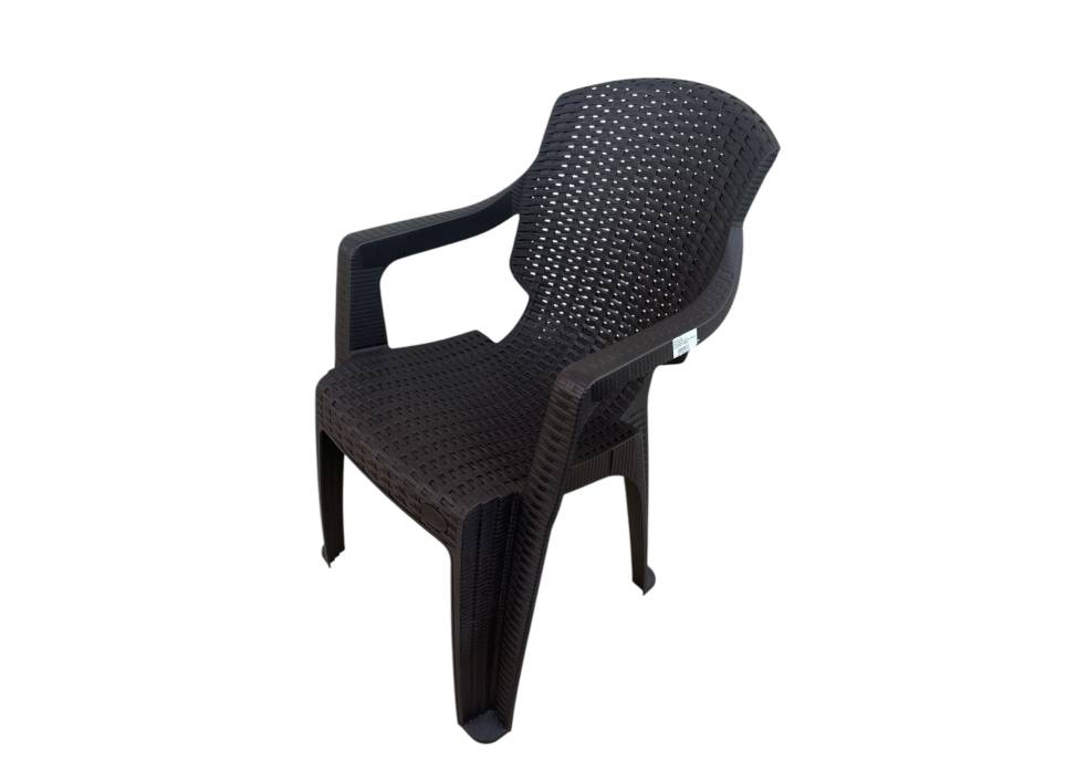 Scaun pentru gradina Ratan INFINITY Maro, plastic, 61x60x81cm Scaun pentru gradina Ratan INFINITY Maro, plastic, 61x60x81cm