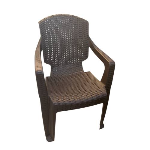 Scaun pentru gradina Ratan INFINITY Maro, plastic, 61x60x81cm Scaun pentru gradina Ratan INFINITY Maro, plastic, 61x60x81cm