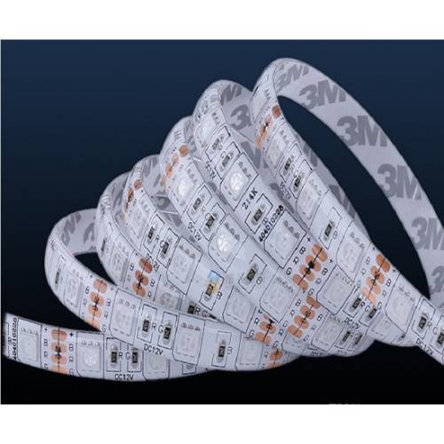Banda LED RGB, IP65, 12V, 14.4W/M, 60 LED/M- rola 5 m