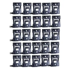 Cleme profesionale AGROCOL pentru prins plasa de umbrire pe gard - set 25 bucati