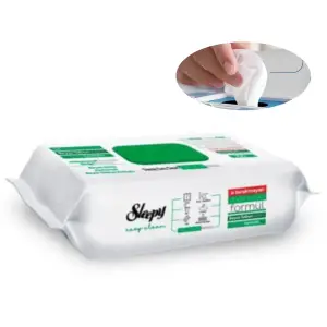 Servetele umede cu bicarbonat si otet, pentru suprafete multiple, 100buc/set, Extra Curatare