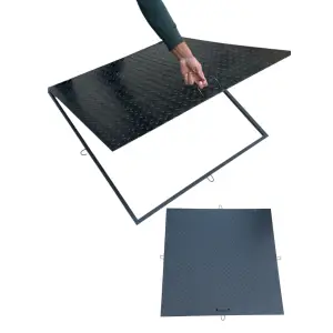 Capac camin, canalizare cu rama 50x50cm