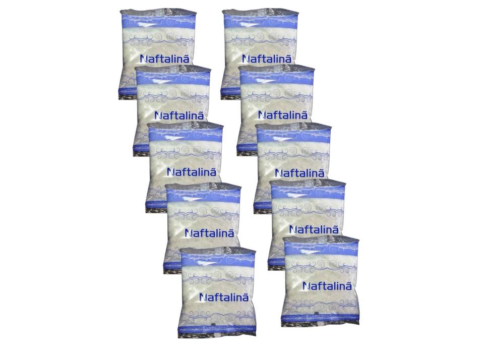 Naftalina cristale, 50g x 10 buc