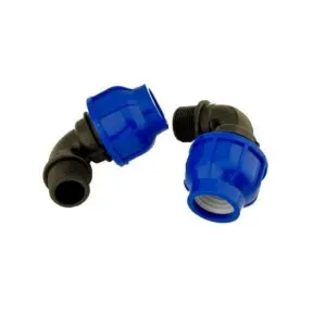 Cot compresiune teava PEHD 25mm x 3/4", filet exterior