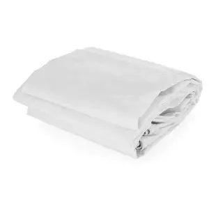 Prelata 2x6M, 185g/mp, impermeabila, protectie UV, Alba