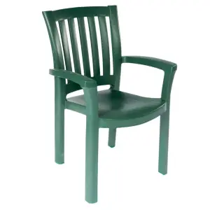 Scaun gradina clasic verde