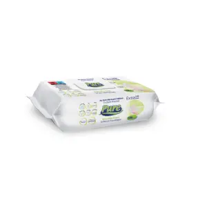 Servetele umede cu bicarbonat si otet, pentru suprafete multiple, 100buc/set, Pure