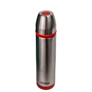 Termos inox, capac functie pahar, buton antiscurgere, capacitate 0.5 L