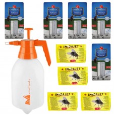 Insecticid impotriva furnicilor si a gandacilor Comba SC 10ml x 5 +Insecticid pentru combaterea mustelor , Imidajet 10 g x 4 +Pompa 2 L