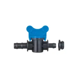 Robinet cu garnitura pentru tub picurare 16mm, Poelsan