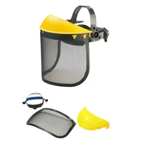 Masca de protectie, viziera pentru motocoasa