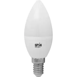 Bec Led Lumanare E14, model C37, 7W=60W, 2700K, lumina calda