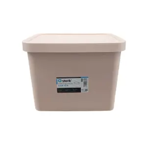 Cutie organizare/ depozitare cu capac 12.5L, Roz