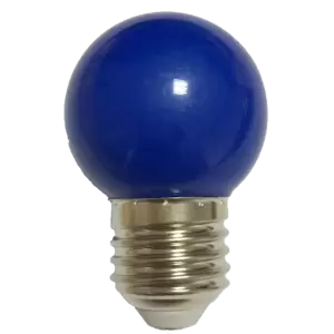 Bec LED G45 Lumina albastra 1W