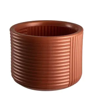 Ghiveci din plastic bronz Ira 38 cm